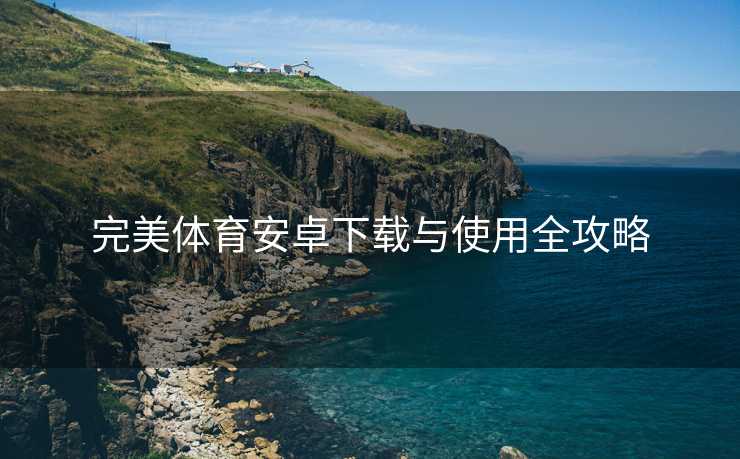 完美体育安卓下载与使用全攻略