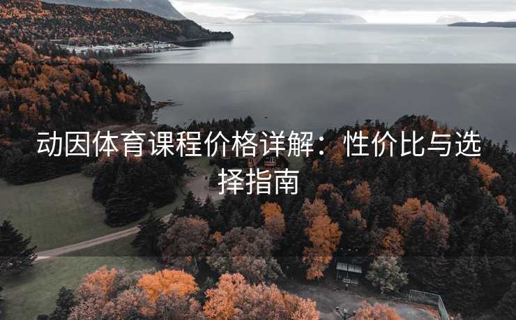 动因体育课程价格详解：性价比与选择指南