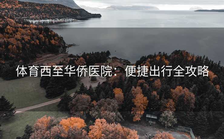 体育西至华侨医院：便捷出行全攻略