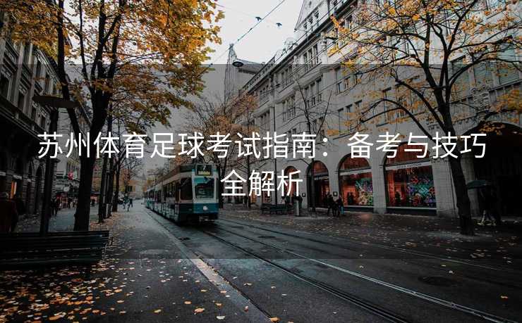 苏州体育足球考试指南：备考与技巧全解析